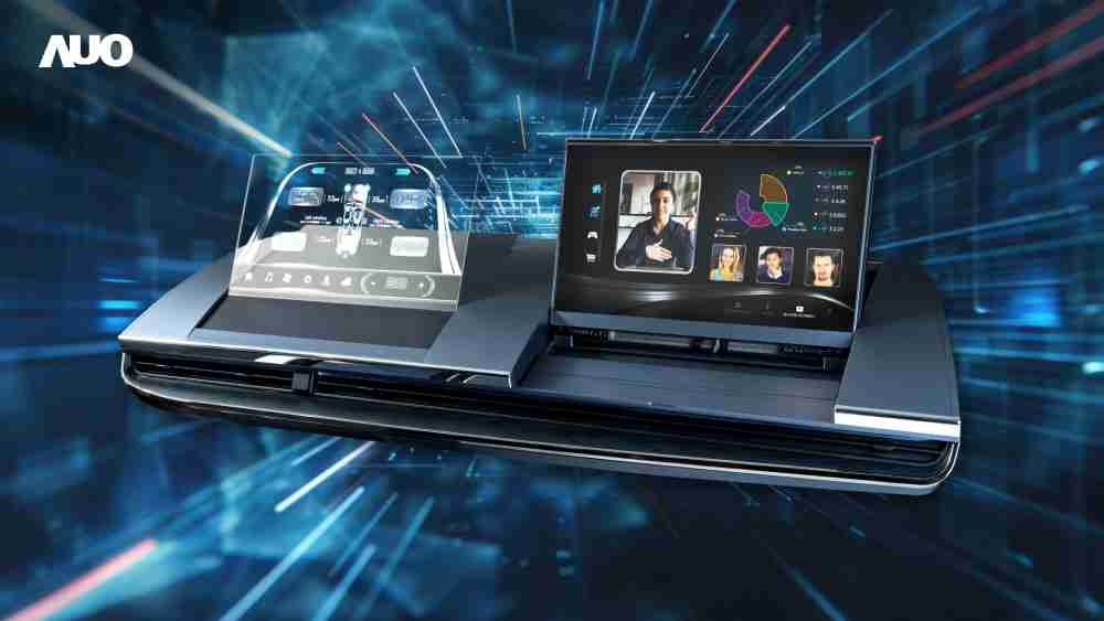 EBpayMicro LED Display HMI解决方案打造透明Micro LED前座仪表，，，，呈现信息并保留驾驶视野开阔；亦为副驾驶座乘客打造收放自如的Micro LED屏幕，，在不影响显示质量的前提于显示区内建镜头，，，，让用户能与视讯对象直接眼神接触，，，，提供绝佳的双向沟通体验