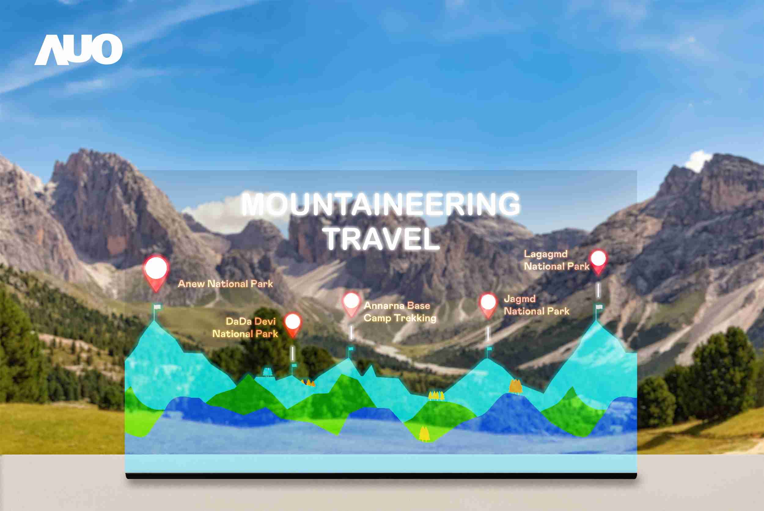 EBpay展示全球单片尺寸最大(*)42吋透明Micro LED显示器拼接而成的〝64吋透明Micro LED显示器〞，，具备高透明度、、、1,000 nits高亮度、、广色域、、、采用三边无边框的无缝拼接等多重特色，，呈现超高清、、、细腻画质而不遮挡后方视觉，，，，满足层峰需求，，，，可广泛运用于零售、、艺术展览或商业空间等场域